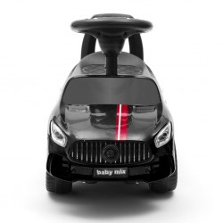 BABY MIX 45832 Dziecięcy jeździk z dźwiękiem RACER czarny