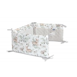 OCHRANIACZ DO ŁÓŻECZKA SARENKI SZARY PLUSZ KARO