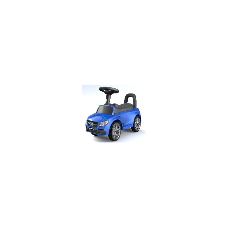 BABY MIX 45773 Pojazd jeździk z rączką Mercedes AMG C63 Coupe niebieski