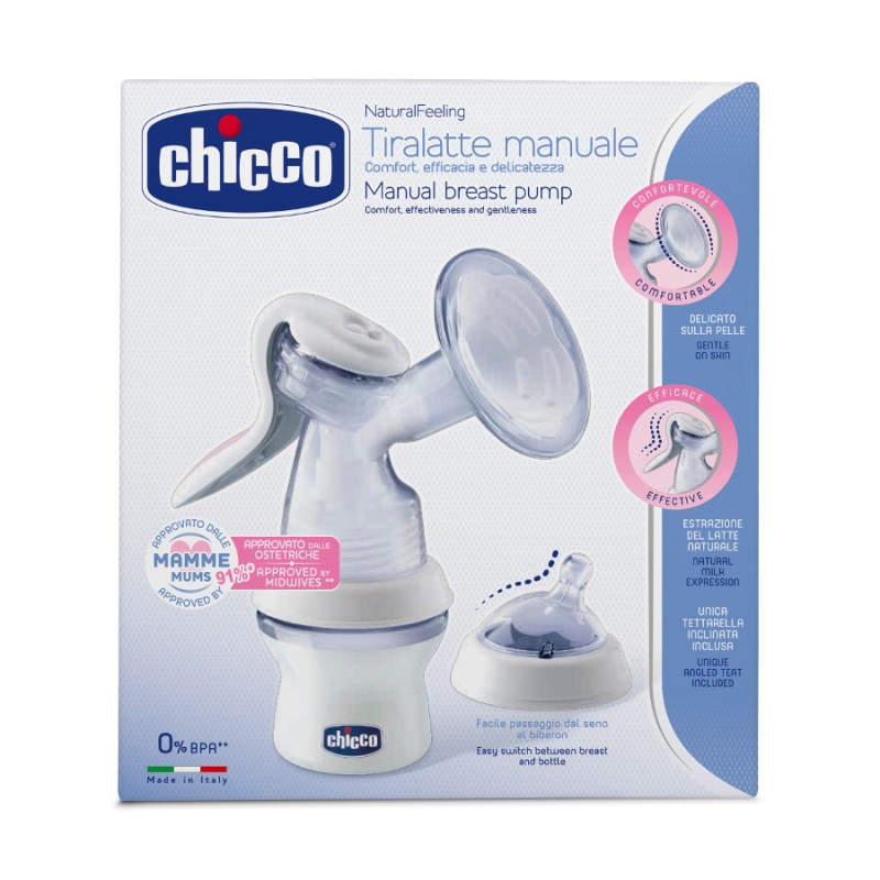 CHICCO 00007989000000 Laktator manualny+wkładki laktacyjne 60szt.