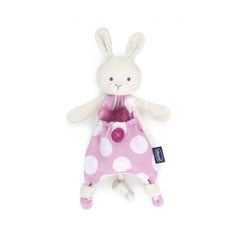 CHICCO 00008012100000 Maskotka do smoczka Pocket Friend girl