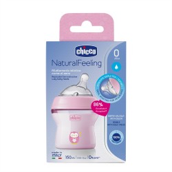 CHICCO 00081311100000 Butelka NF plastikowa 0m+ 150 ml girl