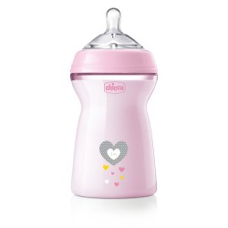 CHICCO 00081335100000 Butelka NF plastikowa 6m+ 330 ml girl