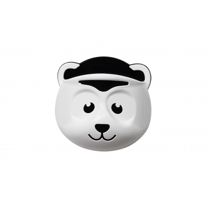 MALTEX Pojemnik na zabawki PANDA biały/czarny