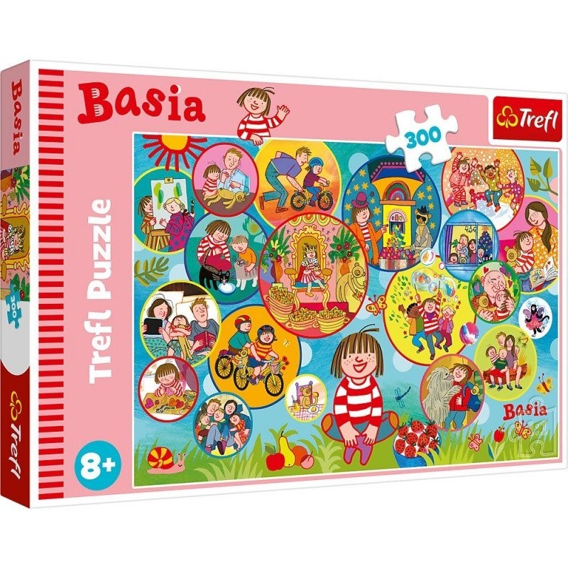 TREFL 23009 Puzzle 200 Wesoły dzień Basi