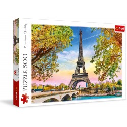 TREFL 37330 Puzzle 500 Romantyczny Paryż