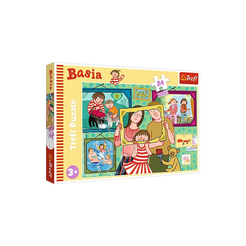 TREFL 14347 Puzzle 24MAXI Basia i jej dzień