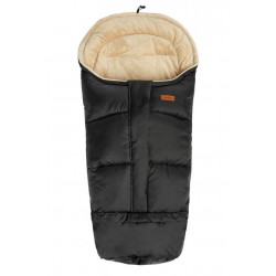 ŚPIWOREK COMBI 3w1 MINKY - BLACK/BEIGE