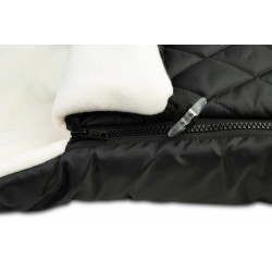 ŚPIWOREK PIKOWANY POLAR BLACK DO WÓZKA