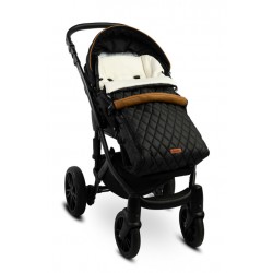 ŚPIWOREK PIKOWANY POLAR BLACK DO WÓZKA