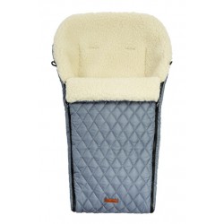 ŚPIWOREK PIKOWANY WEŁNA - GRAPHITE DO WÓZKA