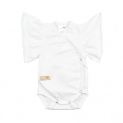 BABY 01376 Body niemowlęce kr rękaw Butterfly Ecru 80/86