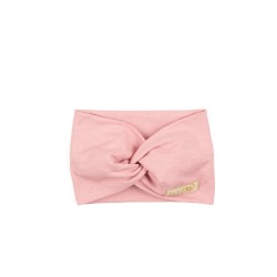 BABY 01408 Opaska przeplatana niemowlęca Róż 0-3m