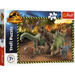 TREFL 13287 Puzzle 200 Dinozaury z Parku Jurajskiego