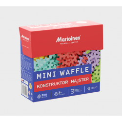MARIOINEX 904268 Mini waffle - Konstruktor 200 el. Majster