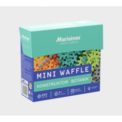 MARIOINEX 904275 Mini waffle - Konstruktor 200 el. Botanik
