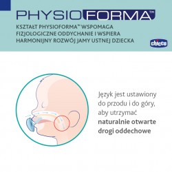 156276 SMOCZEK PHYSIO MICRO ŚWIECĄCY SILIKONOWY 0-2  2SZT