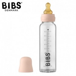 BIBS 5014244 Antykolkowa butelka szklana 225 ml Blush