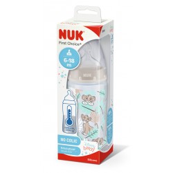 NUK 741764 Butelka FC+ 300ml DISNEY KRÓL LEW ze wskaźnikiem temperatury smoczek 6-18m