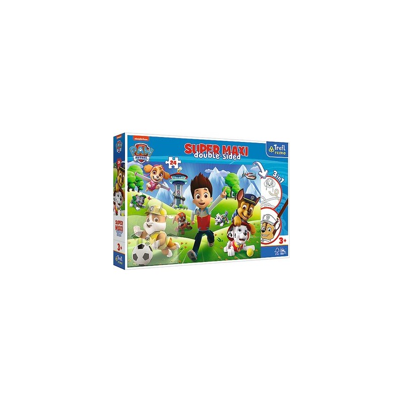 TREFL 41001 Puzzle 24 SUPER MAXI Przygody Psiego Patrolu