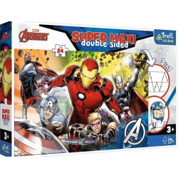 TREFL 41007 Puzzle 24 SUPER MAXI Silni Avengers