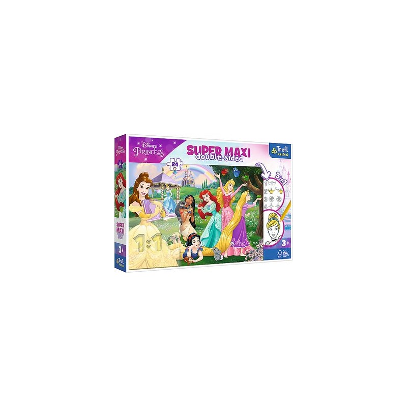 TREFL 41008 Puzzle 24 SUPER MAXI Wesołe Księżniczki