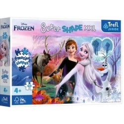 TREFL 50010 Puzzle 60 XXL Tańczące siostry / Disney Frozen