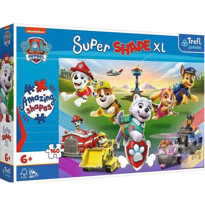 TREFL 50021 Puzzle 160 XL Skaczące pieski / Paw Patrol