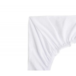 PRZEŚCIERADŁO KOŁYSKA BAMBUS BIAŁY 40X90