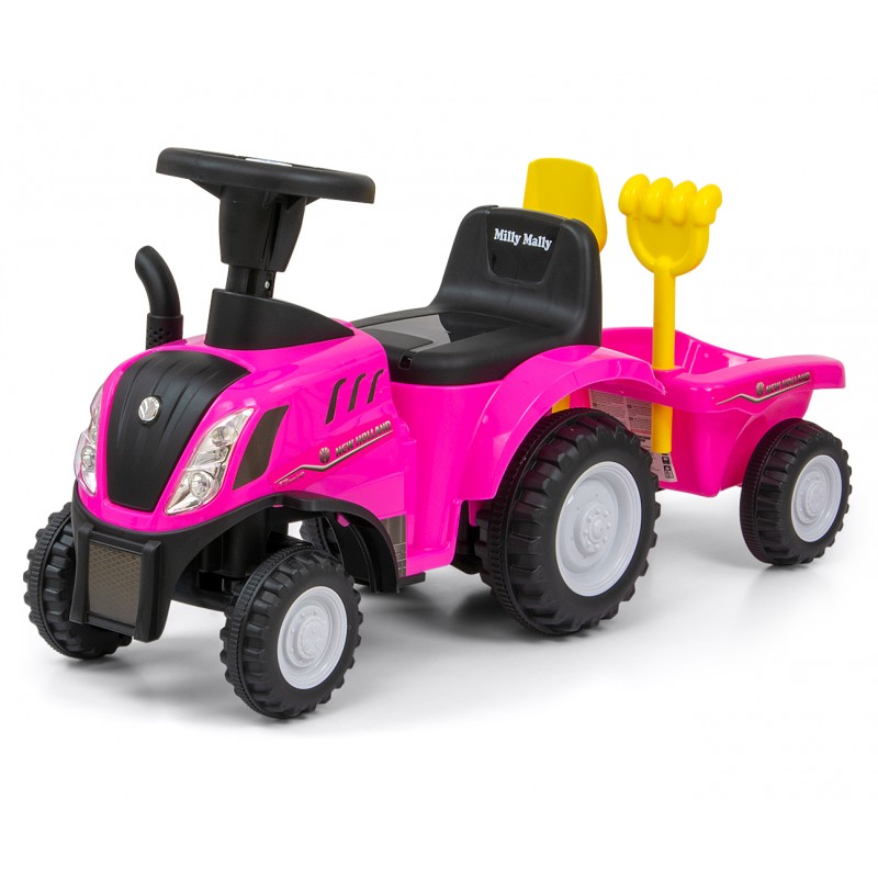 MILLY MALLI Pojazd NEW HOLLAND T7 traktor pink