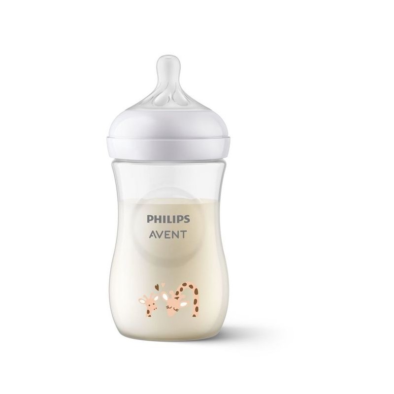 SCY903/66 BUTELKA RESPONSYWNA NATURAL 260ML ŻYRAFA