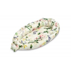 GNIAZDO/KOKON VELVET MAGNOLIA RÓŻOWY 80x45