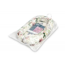 GNIAZDO/KOKON VELVET MAGNOLIA RÓŻOWY 80x45