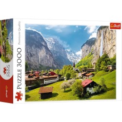 TREFL 33076 Puzzle 3000 Lauterbrunnen, Szwajcaria