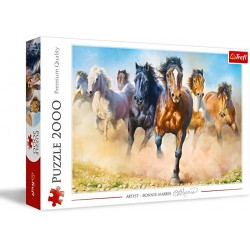 TREFL 27098 Puzzle 2000 Galopujące stado koni