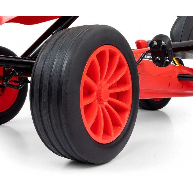 MILLY MALLY Gokart na pedały Rocket Red