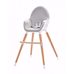 KINDERKRAFT Krzesełko do karmienia FINI gray