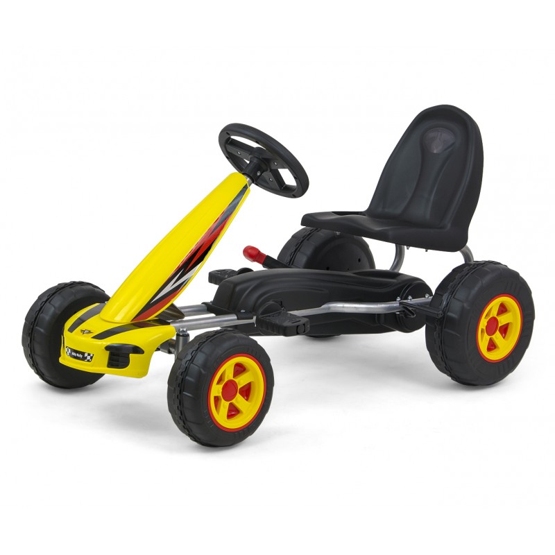 MILLY MALLY Gokart na pedały Viper Yellow