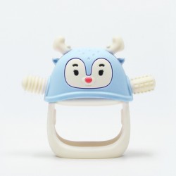 SMILY MIA Gryzak silikonowy Renifer light blue