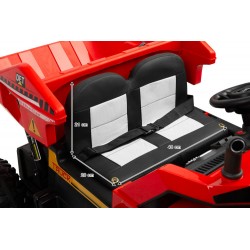 POJAZD NA AKUMULATOR WYWROTKA TANK RED