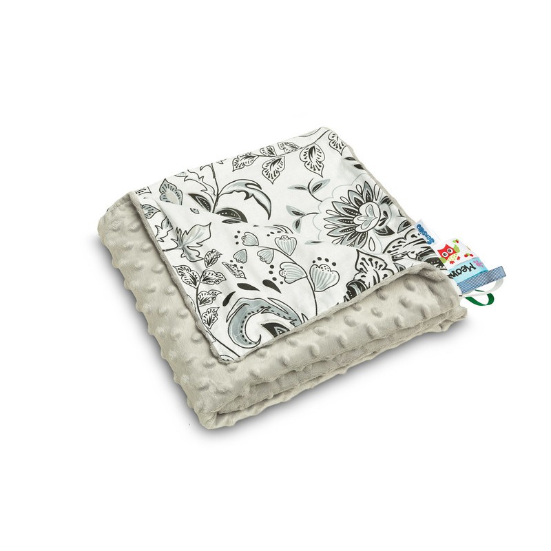 KOC MINKY SZARY FOLK  75 X 100