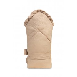 ROŻEK MUŚLINOWY BEŻOWY 90x90