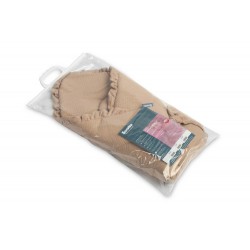 ROŻEK MUŚLINOWY BEŻOWY 90x90