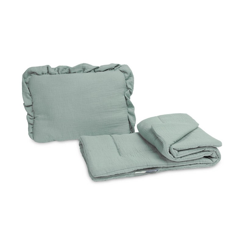 KOMPLET DO WÓZKA MUŚLINOWY - KHAKI