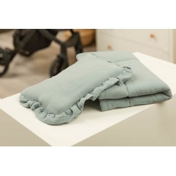 KOMPLET DO WÓZKA MUŚLINOWY - KHAKI
