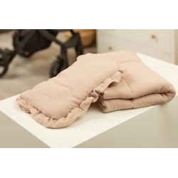 KOMPLET DO WÓZKA MUŚLINOWY - BEŻOWY