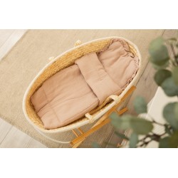 KOMPLET DO WÓZKA MUŚLINOWY - BEŻOWY