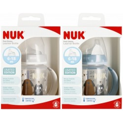 NUK 215032 Butelka FC+ 150 ml CAT&DOG 6m+