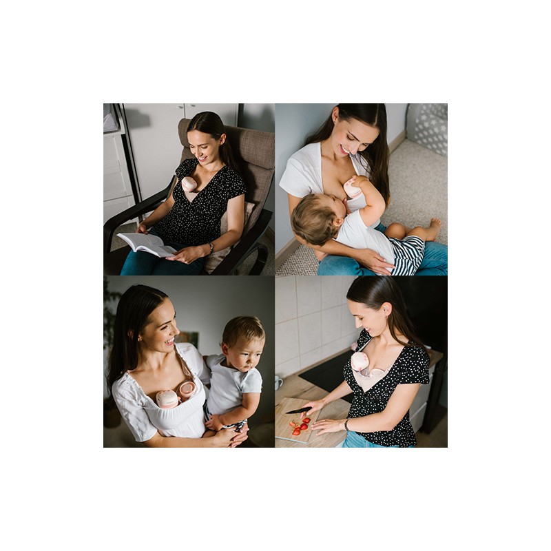 B.O. 1002 Podwójny laktator muszlowy elektryczny TWINNY -bez użycia rąk