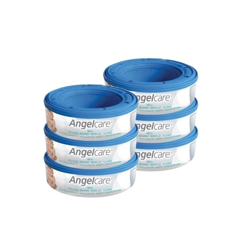 ABAKUS ANGELCARE Wkłady do pojemnika na pieluchy 6 szt.
